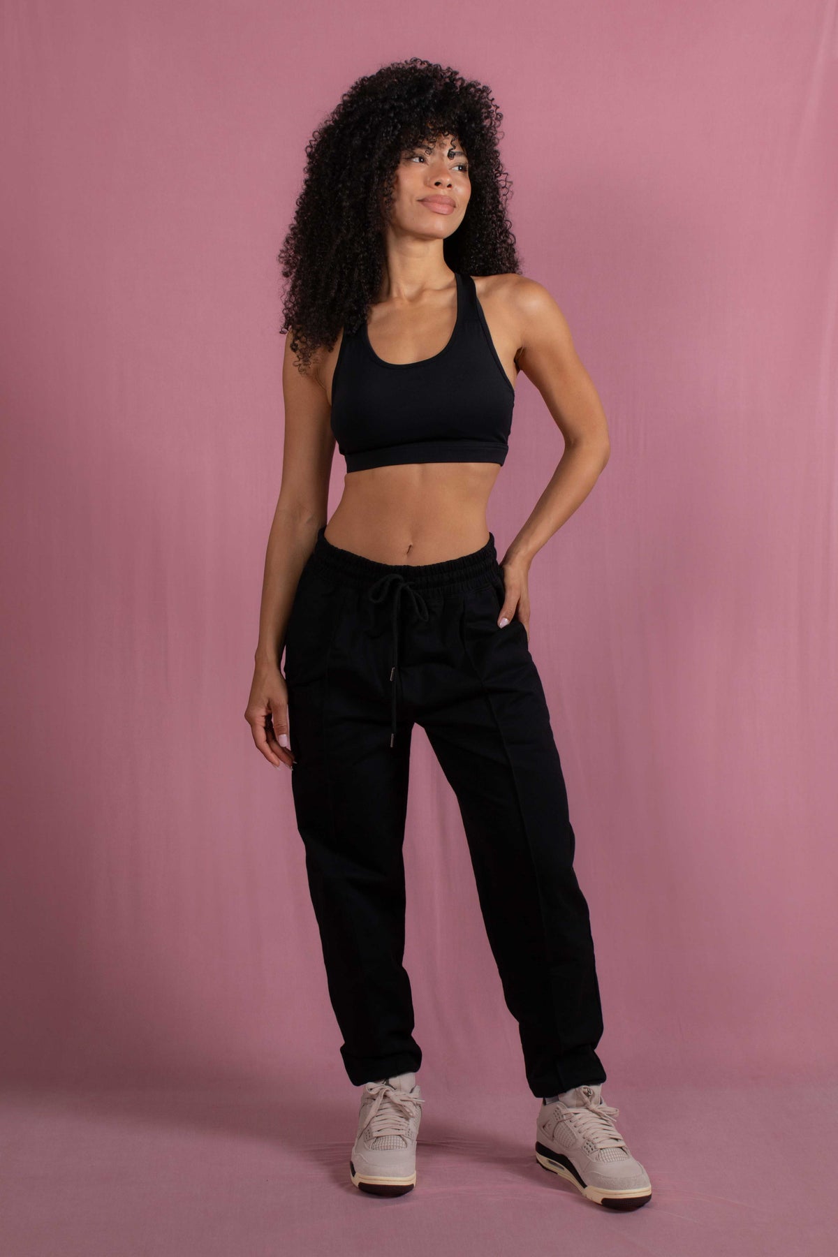 Black Organic Cotton Sweatpants - PRIME STUDIO