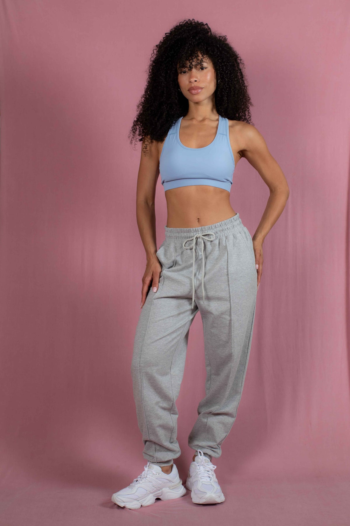 Grey Organic Cotton Sweatpants - PRIME STUDIO