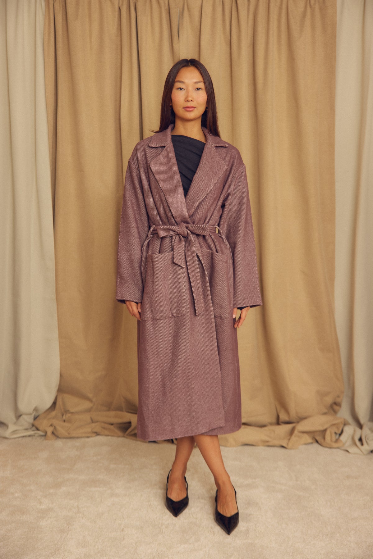 Cocoa Organic Cotton Coat - ARCHIVE SALE
