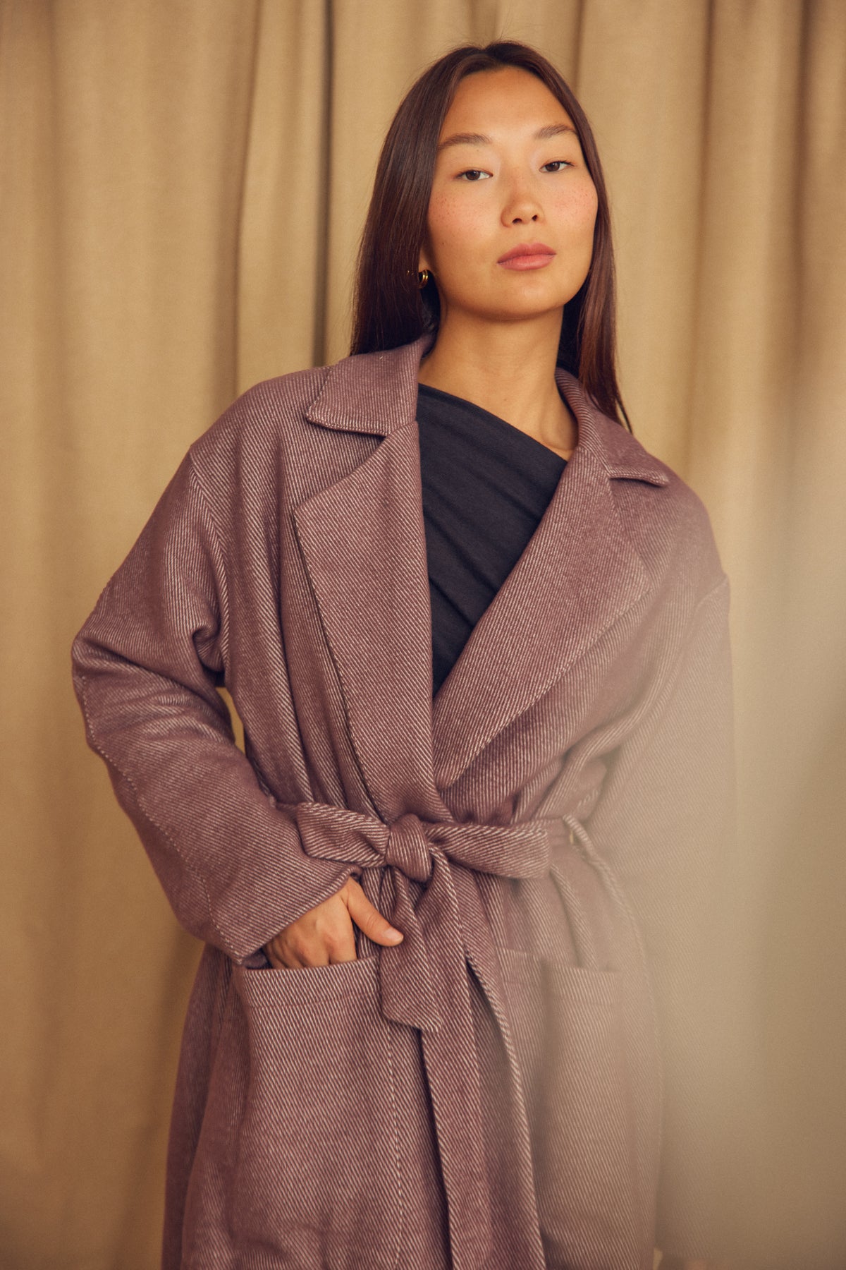 Cocoa Organic Cotton Coat - ARCHIVE SALE