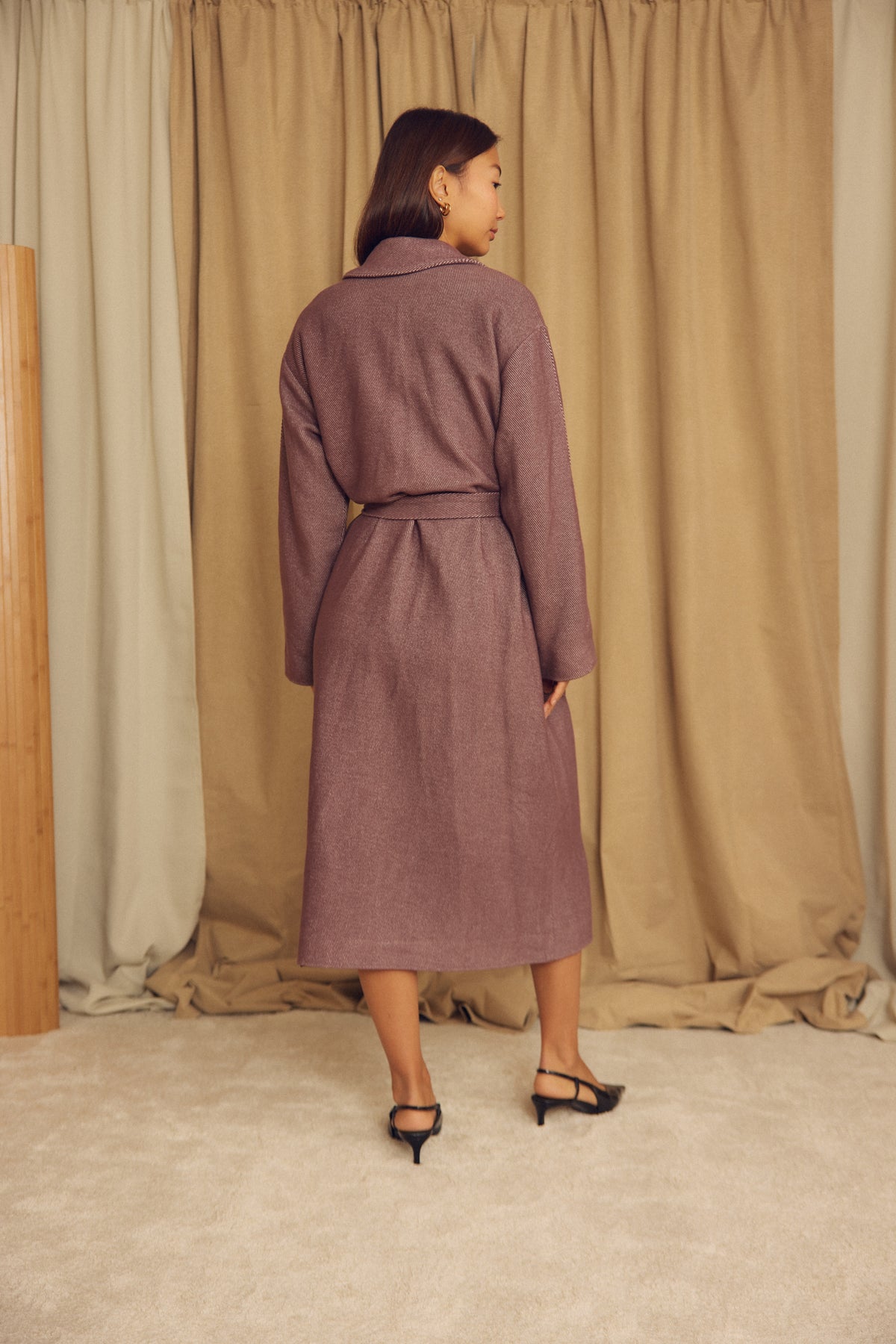 Cocoa Organic Cotton Coat - ARCHIVE SALE
