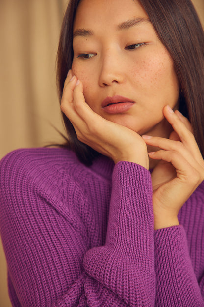 Plum Vegan Sweater - ARCHIVE SALE