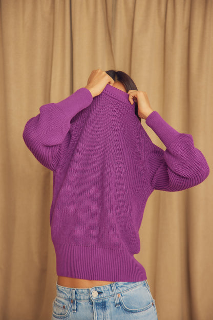 Plum Vegan Sweater - ARCHIVE SALE