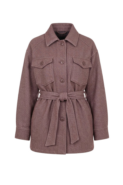 Cocoa Organic Cotton Shacket