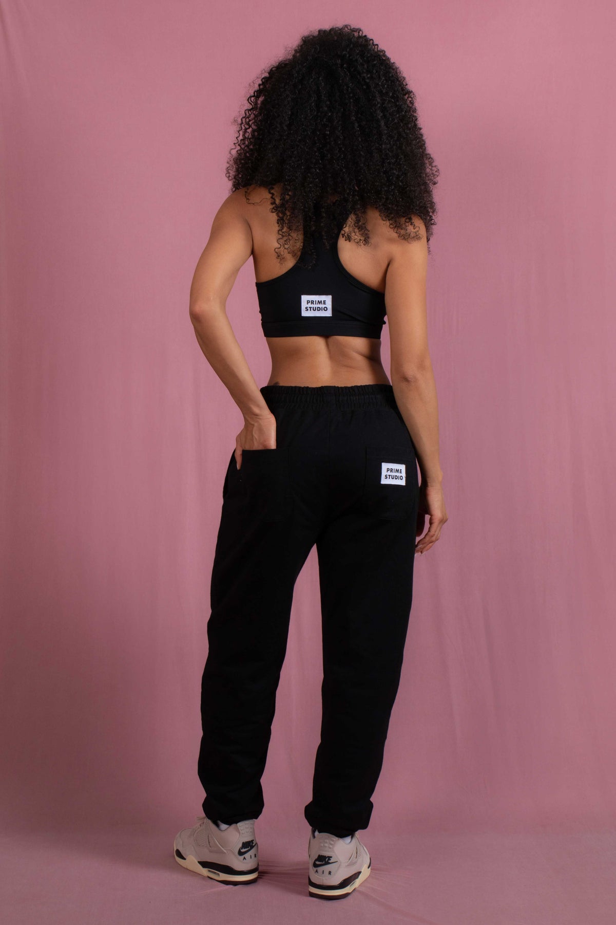 Black Organic Cotton Sweatpants - PRIME STUDIO