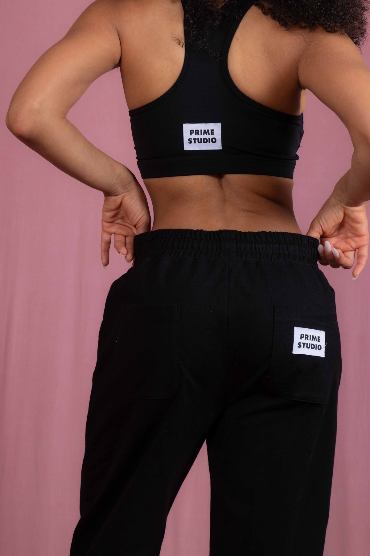 Black Organic Cotton Sweatpants - PRIME STUDIO