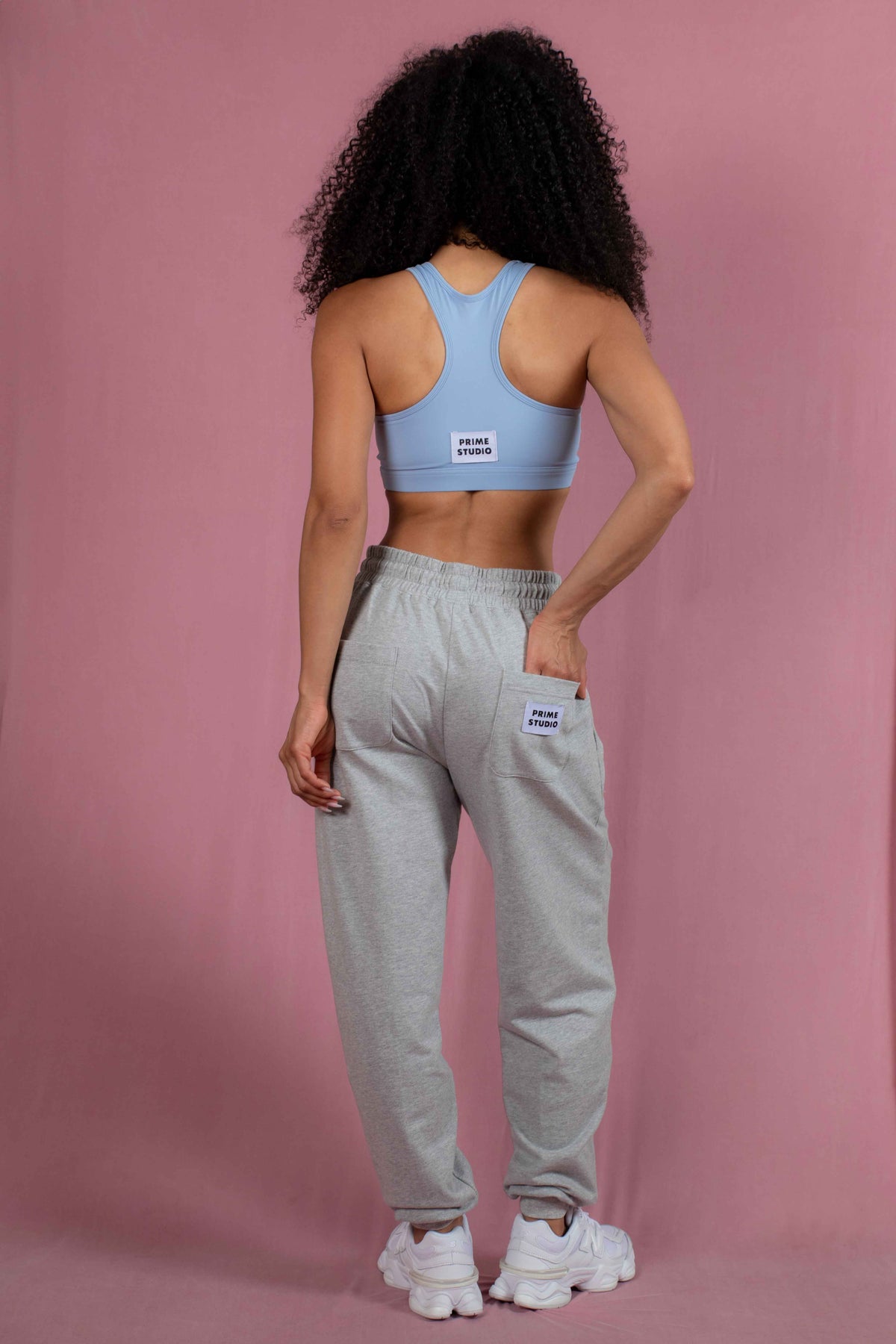 Grey Organic Cotton Sweatpants - PRIME STUDIO